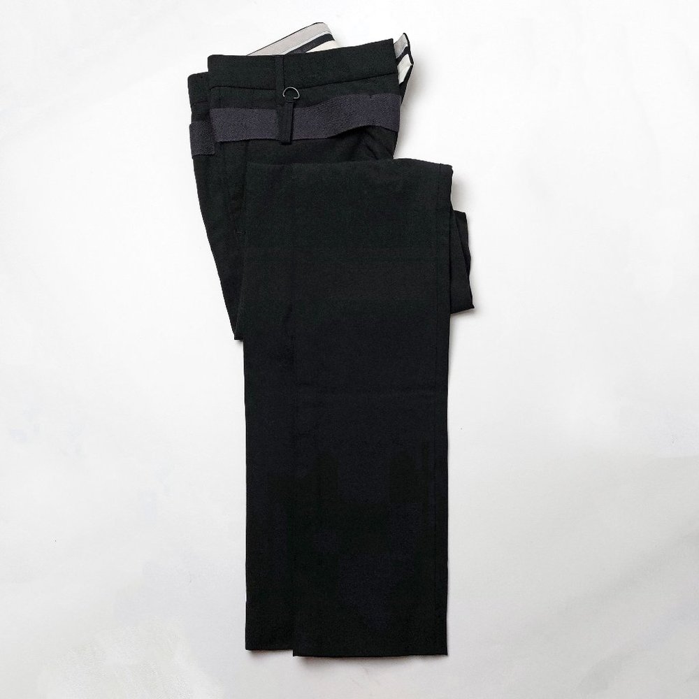 Vintage Vtg KARL LAGERFELD Designer Wool Blend Skinny Tall Pants 2 / 26 / XS